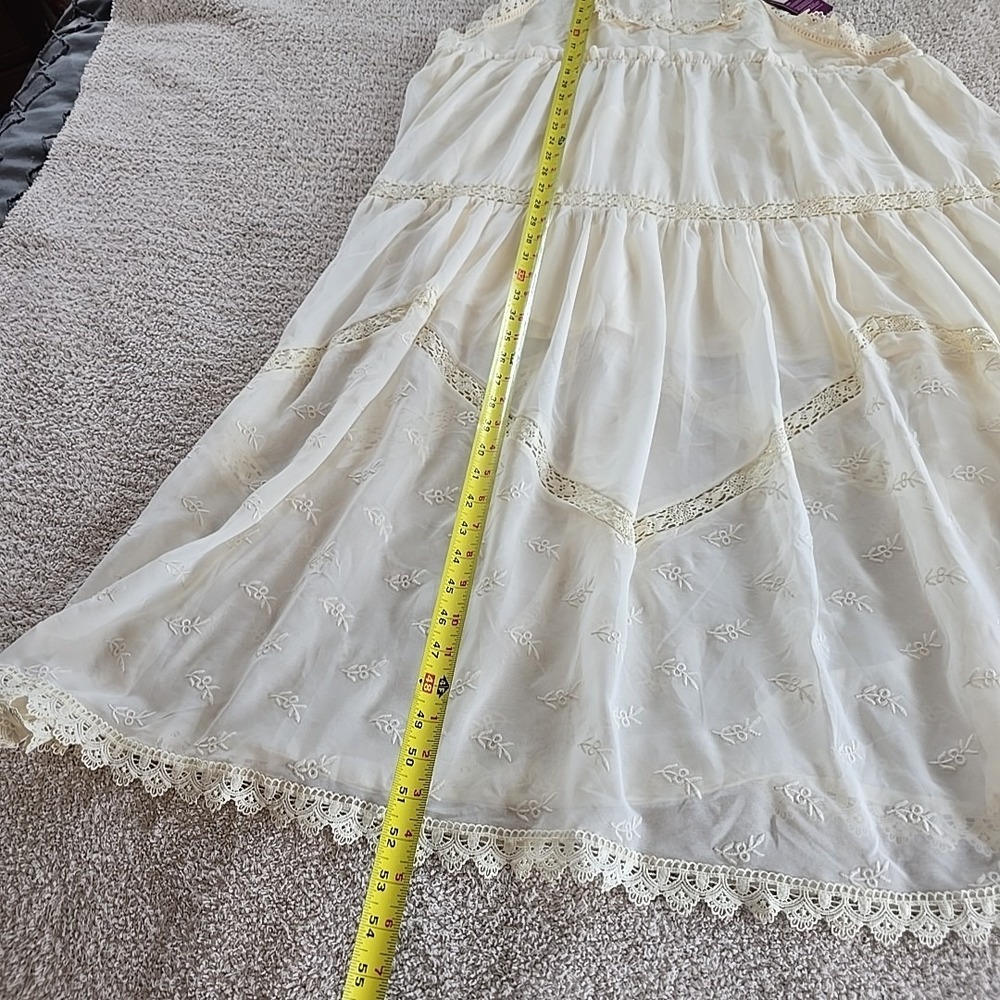 Overall Boho Cream Maxi Dress - Picture 15 of 16